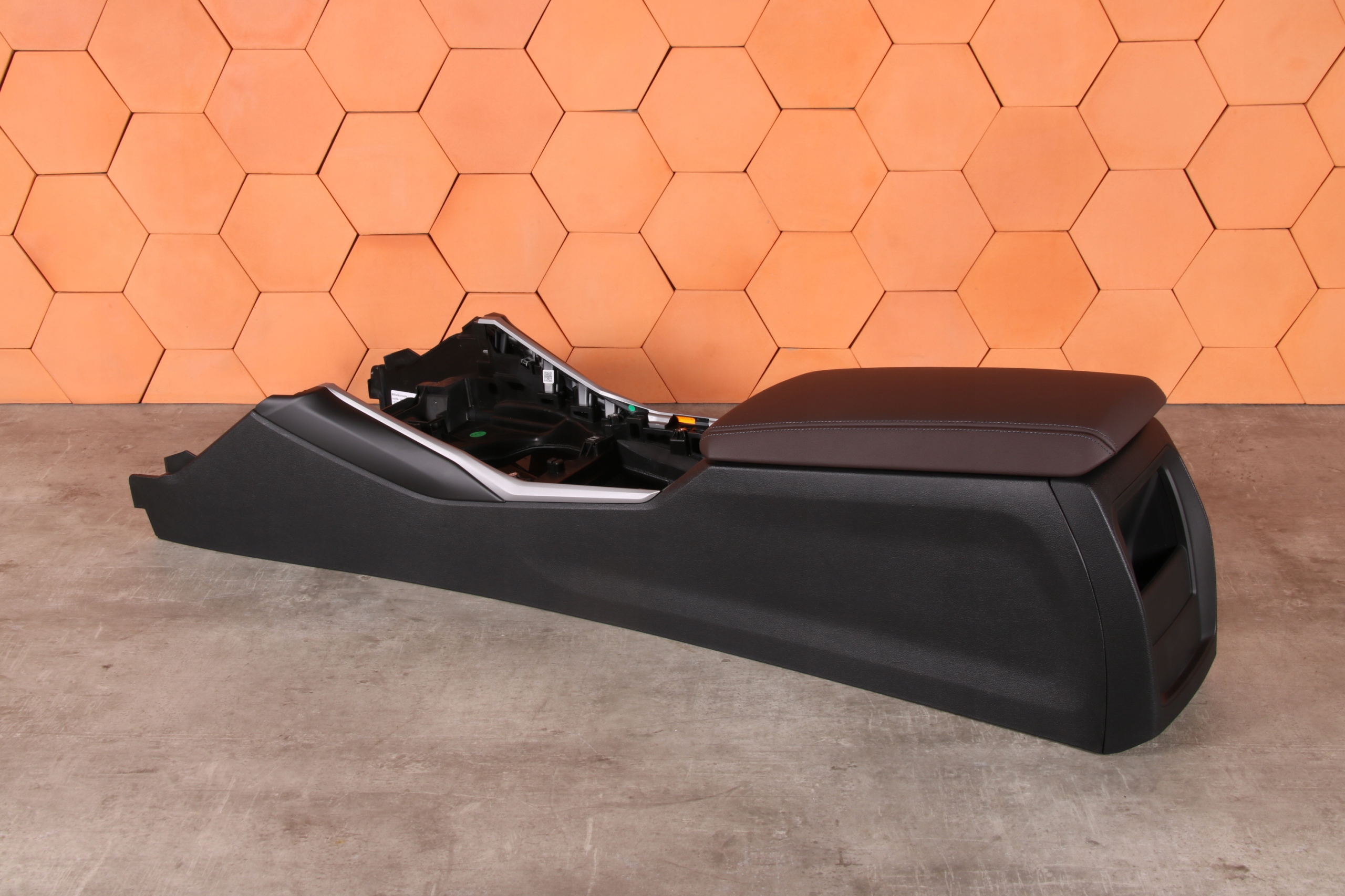 BMW G20 G21 TUNEL central armrest leather VERNASCA MOKKA