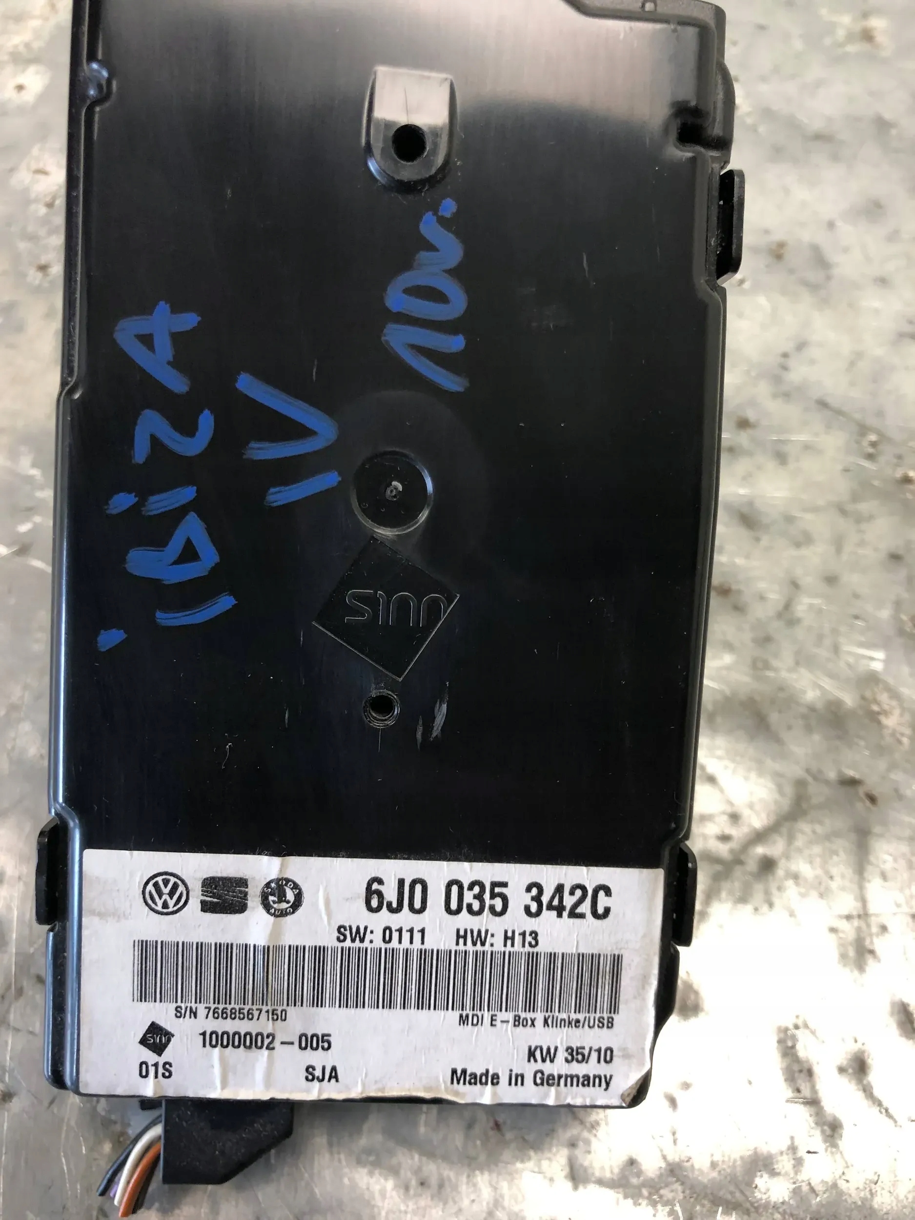 module player USB SEAT IBIZA IV 6J0035342C