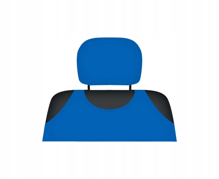 

Pokrowce Na Zagłówki Komplet 2 szt Niebieski