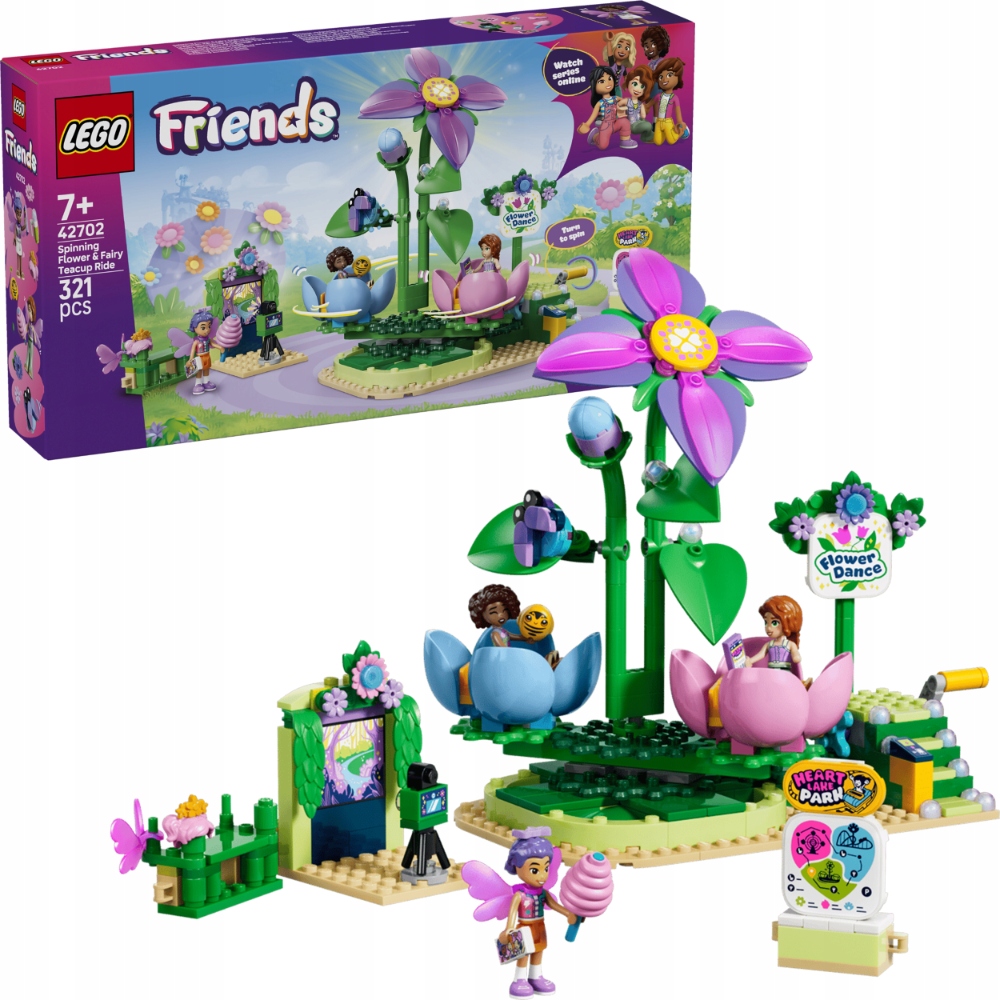 Lego Friends Vílí kolotoč s květinami – 42702