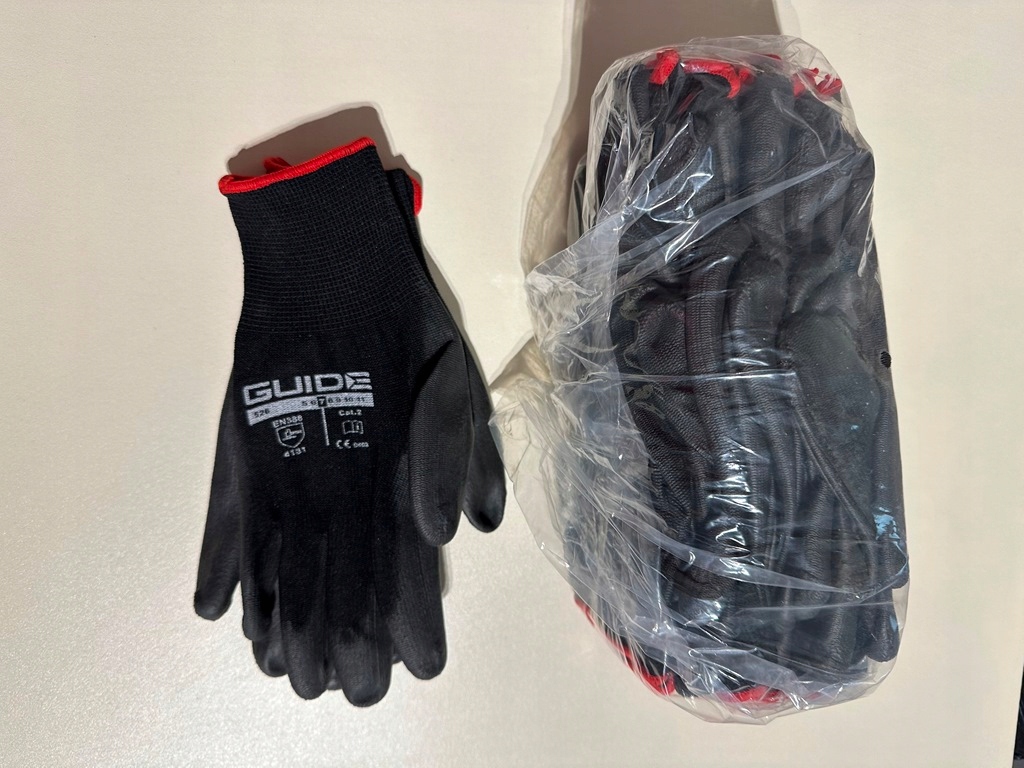 RĘKAWICE ROBOCZE GUIDE 526 GUMOWANE CZARNE R. 7 EAN (GTIN) 7391272225721