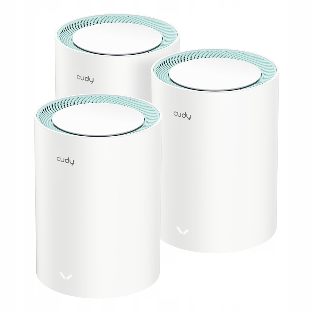 Cudy M1300 (3-Pack) Mesh, WiFi 5, 2,4 GHz/5 GHz, Gigabit
