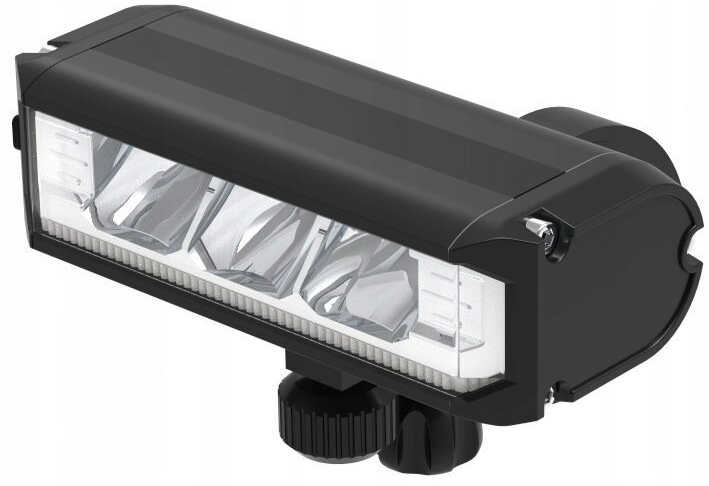 LAMPKA ROWEROWA LED PRZÓD MOCNA 3xLED 900lm Zasilanie akumulator