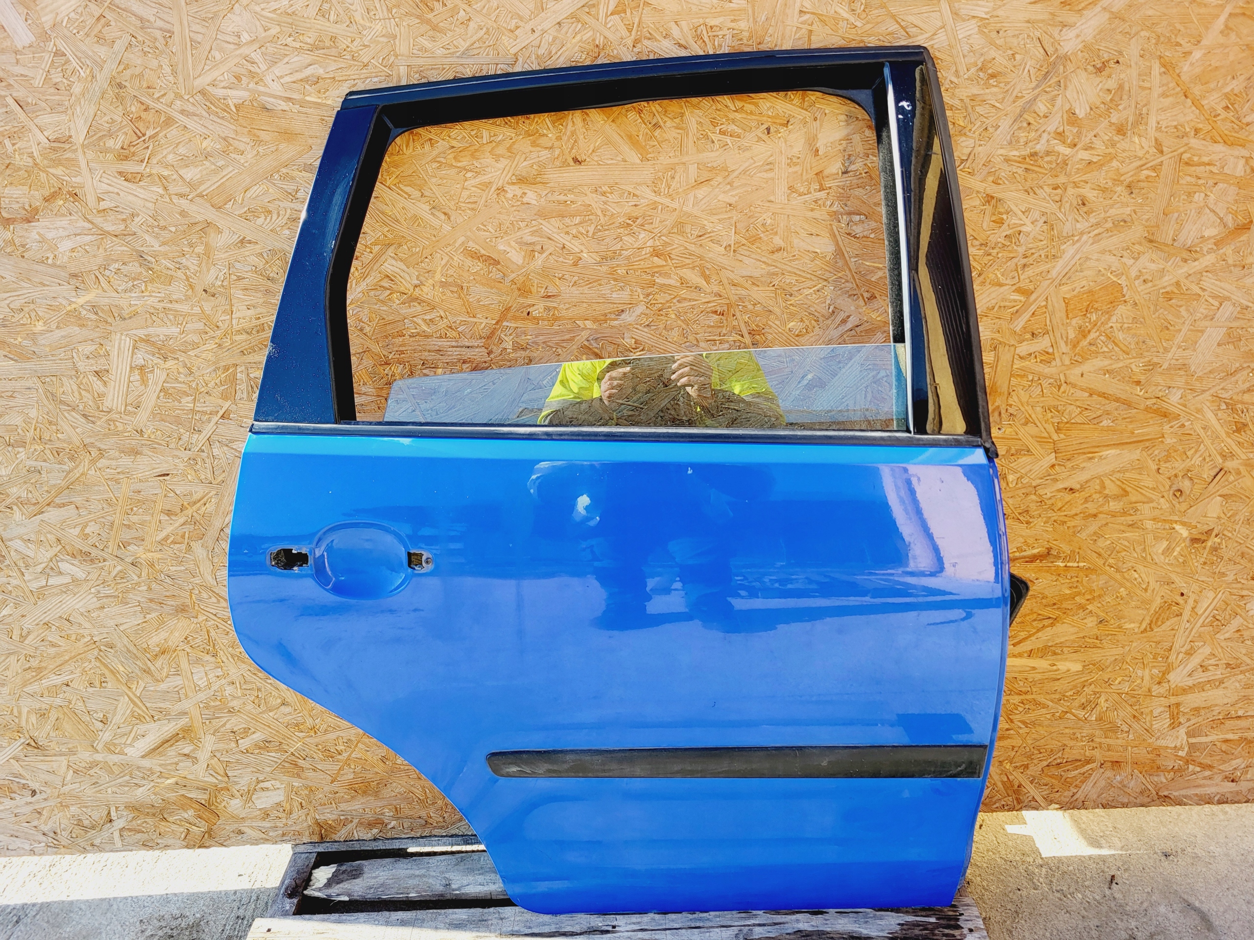 door rear part right rear. right VW POLO 9N blue HB