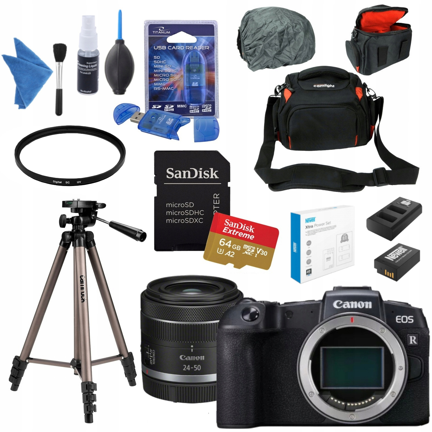 Камера Canon EOS RP корпус объектива черный