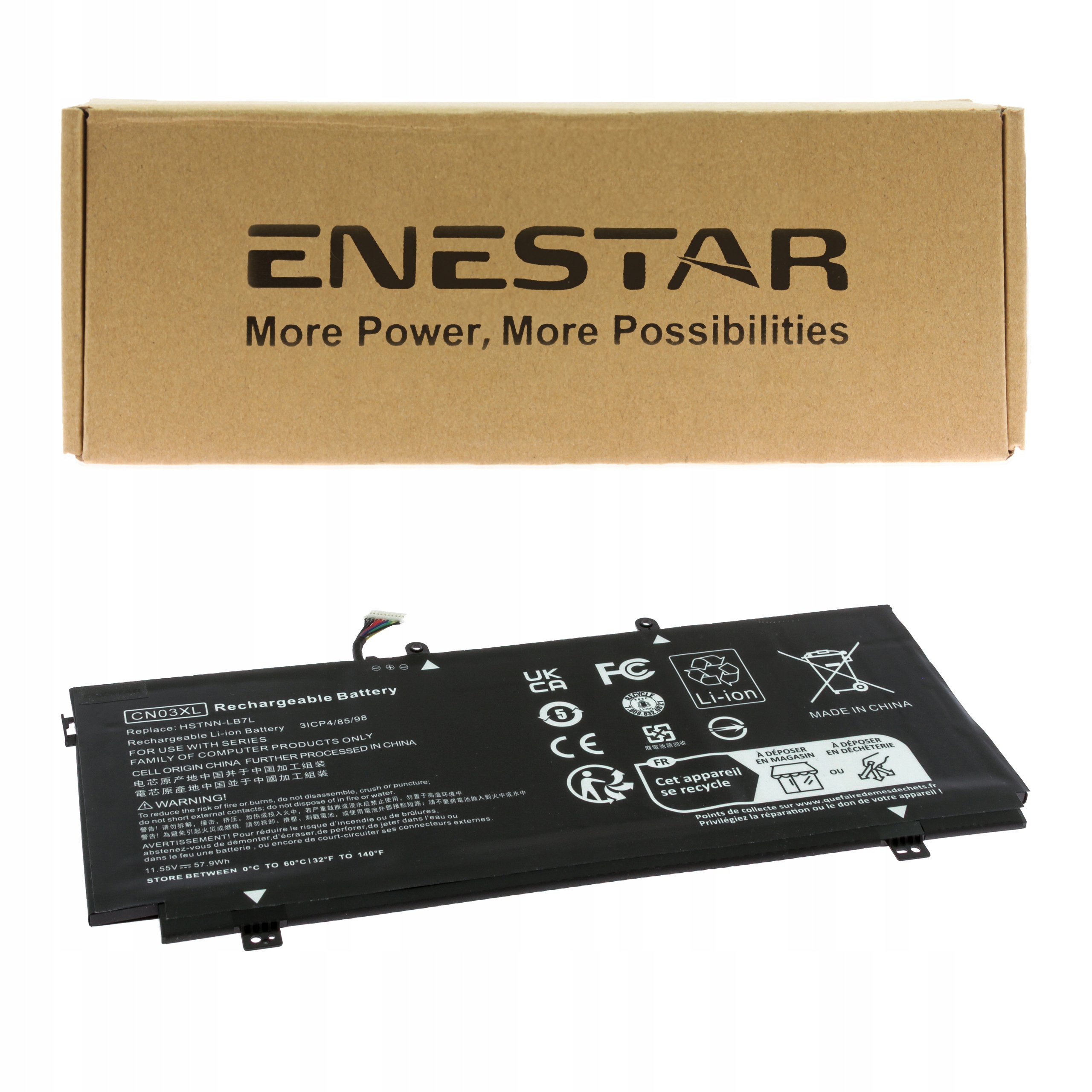 Premium bateria do Hp CN03XL SH03XL TPN-Q178 Spectre x360 13-AC 13-w0XX