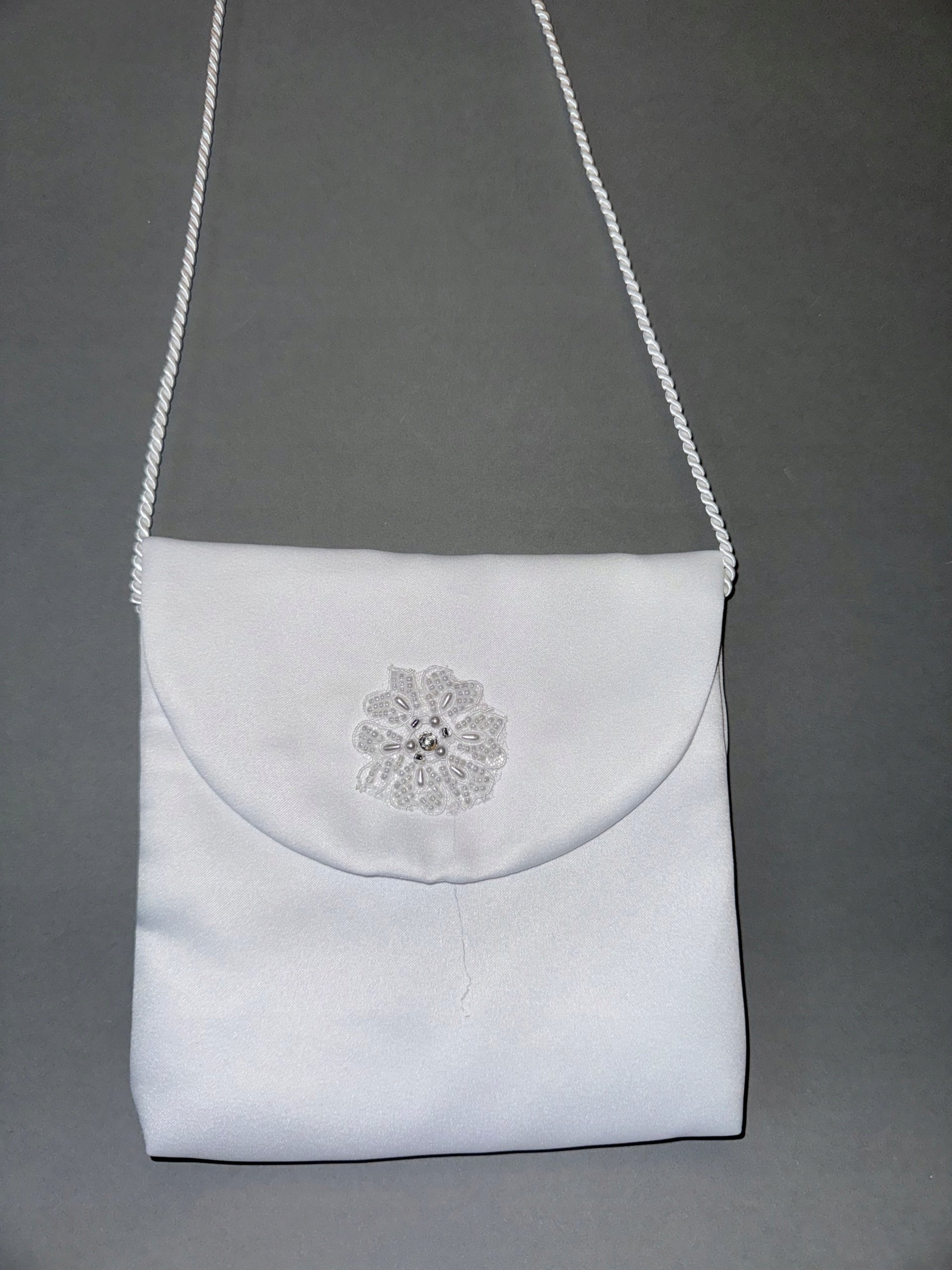 TOR8B Torebka komunijna worek do Komunii biały Marka inna