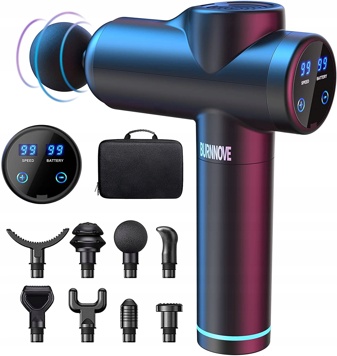 Masażer Ręczny Pistolet Do Masażu BURNNOVE XH-12V