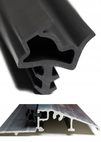 USZCZELKA DO PROGU DRZWI WIKĘD CZARNA PRÓG