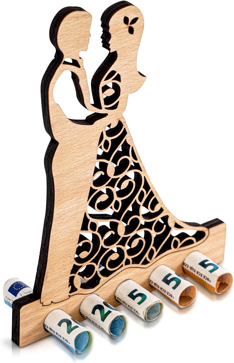 PREZENT WESELE ŚLUB OZDOBA DREWNIANA NOWOŻEŃCY 16x21 CM Kod producenta DGB