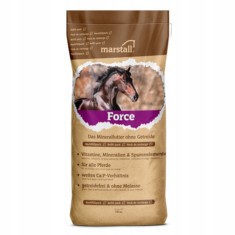 Vitamínovo-minerální přísada pro koně, pelety 10 kg Marstall Force