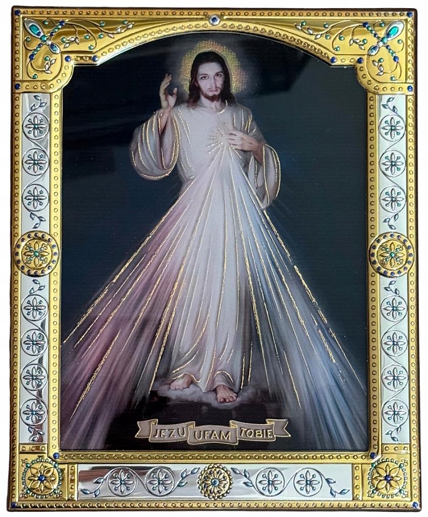 Ikona Ježíši, důvěřuji Ti CU012/1 Gravírování Bonus