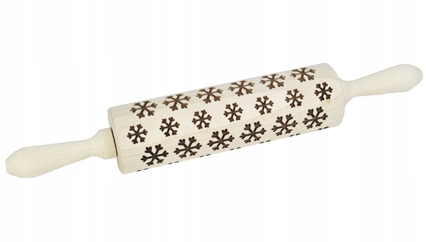 ŚWIĄTECZNY WAŁEK DO PIERNIKÓW CIASTEK W GWIAZDKI