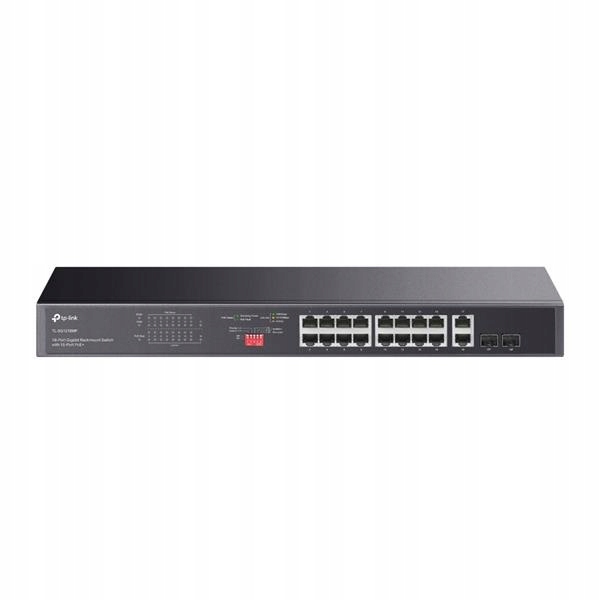 18-Port Gigabit Rackmount Switch with 16-Port PoE+ Port: 16× Gigabit PoE…