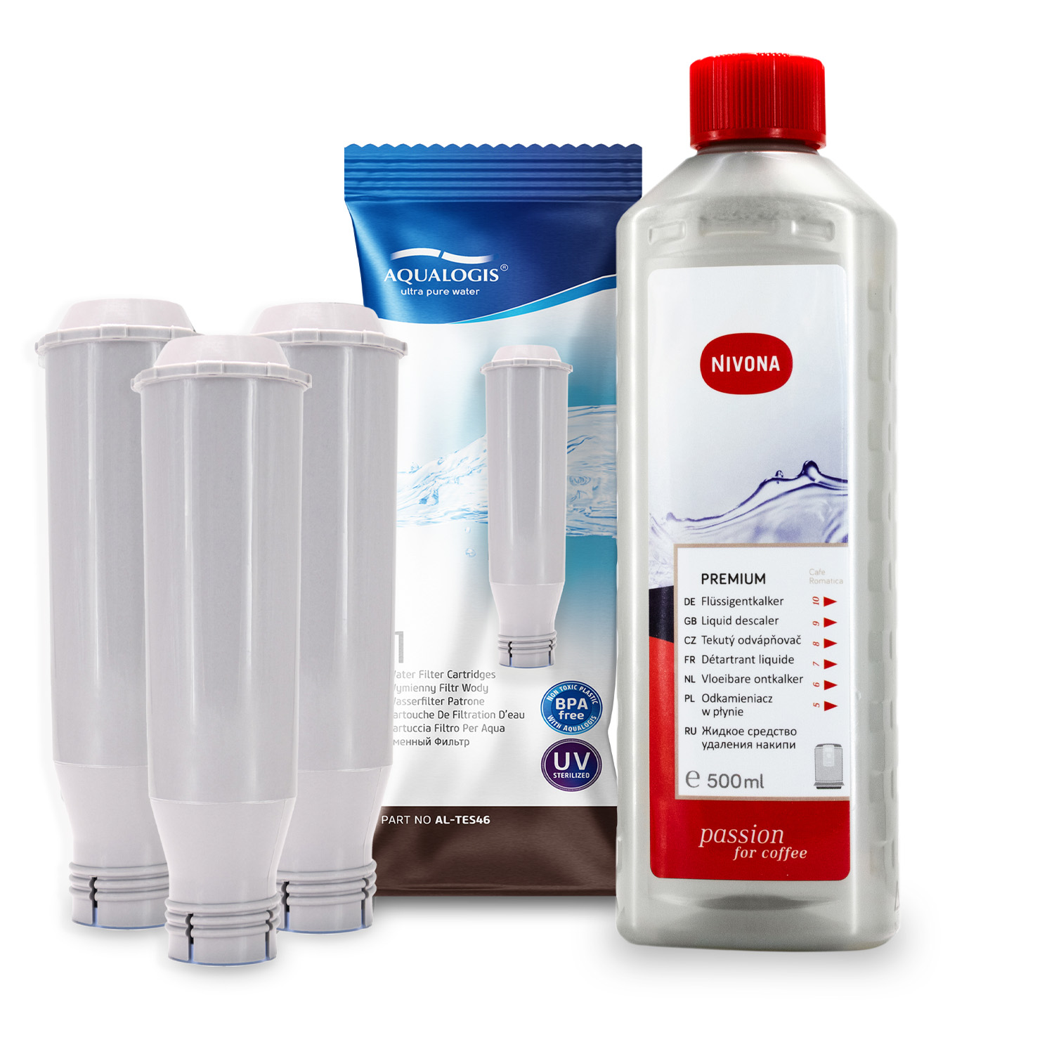 x3 Filtr do kávovaru Nivona AL-TES46 Odvápňovač NIRK703