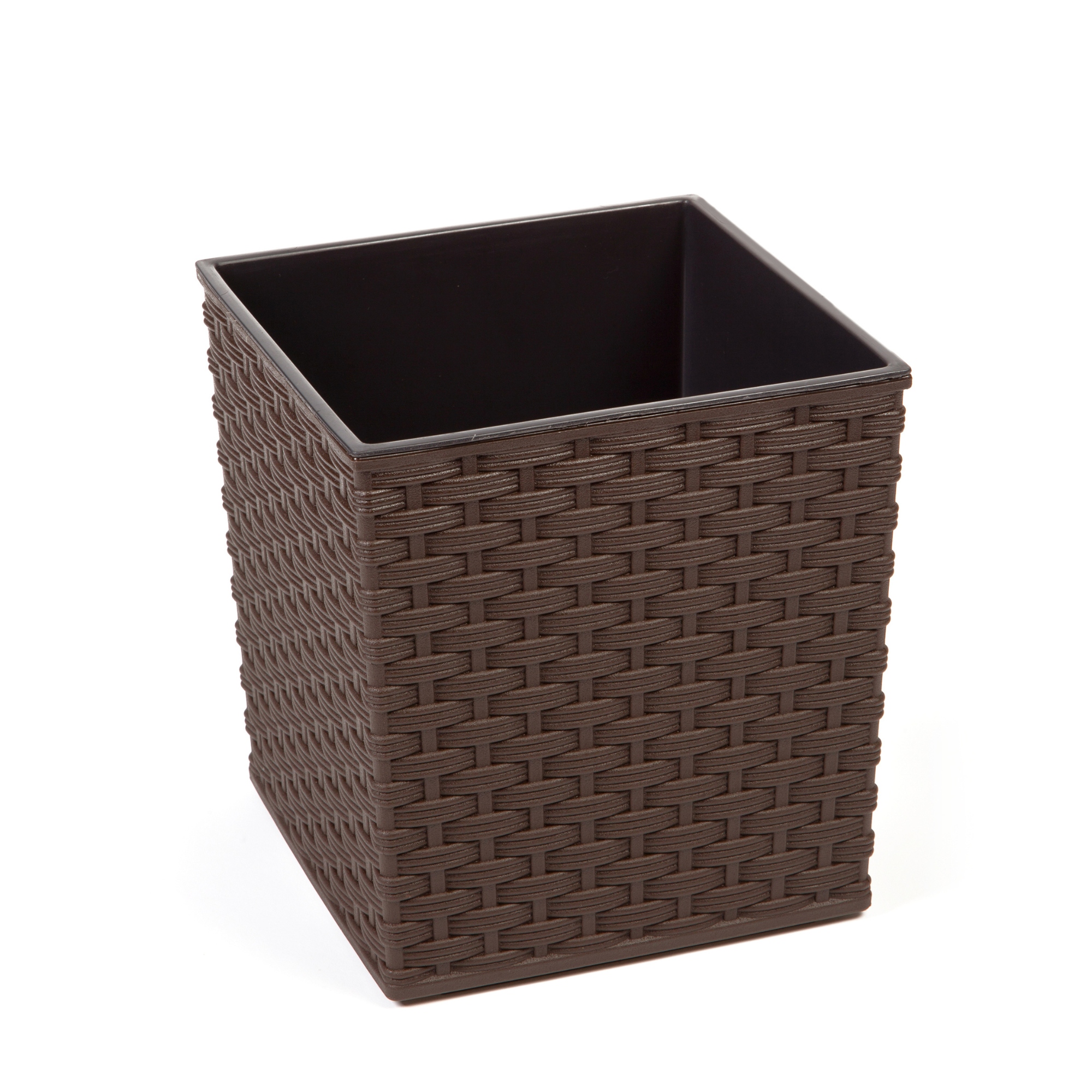 Donica Lamela Juka Rattan 40x40h41,5+WKŁAD Mokka