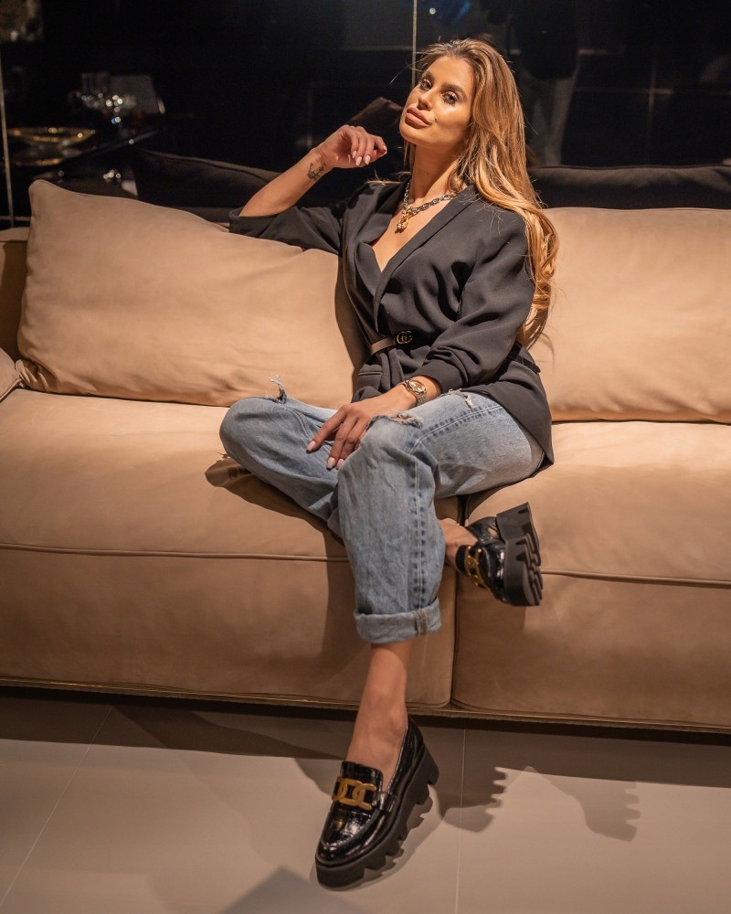 cobalto mokasyny damskie półbuty traper Karino 37 Rozmiar 36