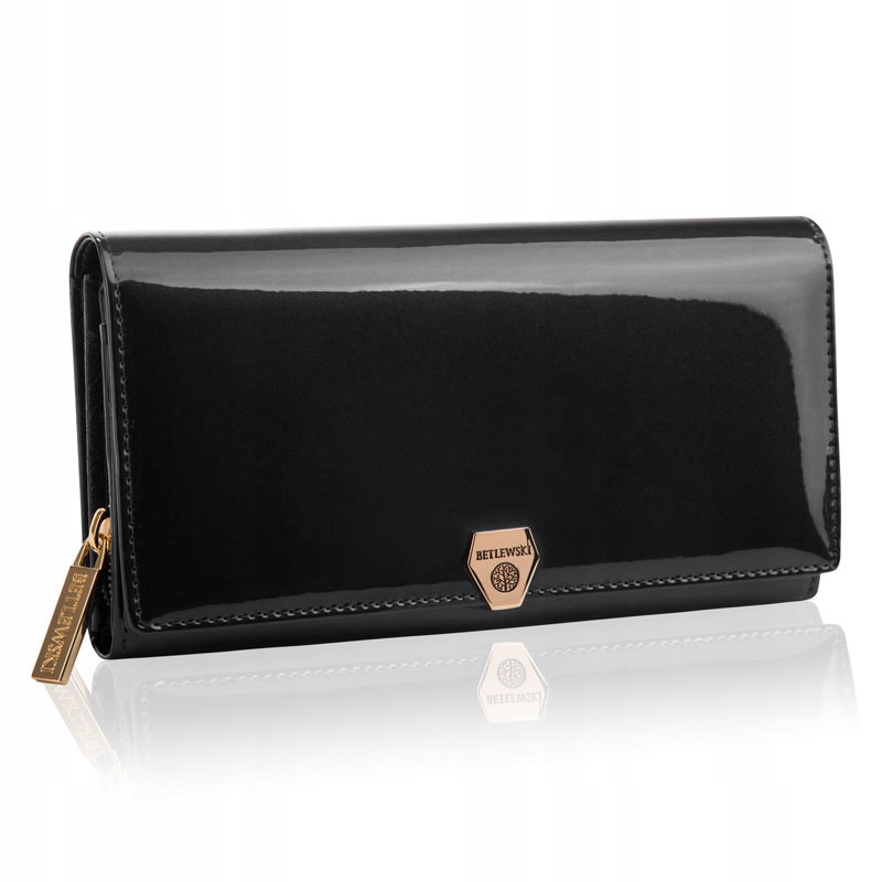 Dámská Lakovaná Kožená Peněženka Rfid Betlewski