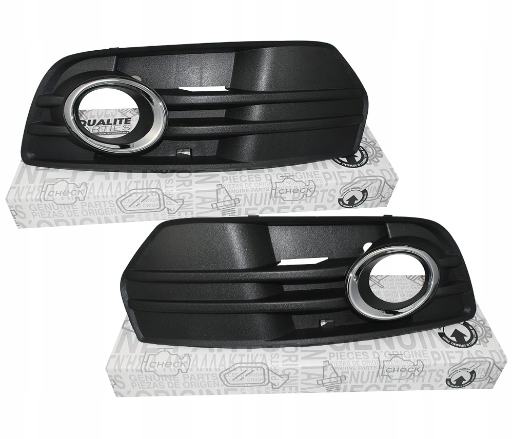 2x Atrapa Mřížka Halogenu Nárazníku Audi Q5 8R 08-12 Chrom