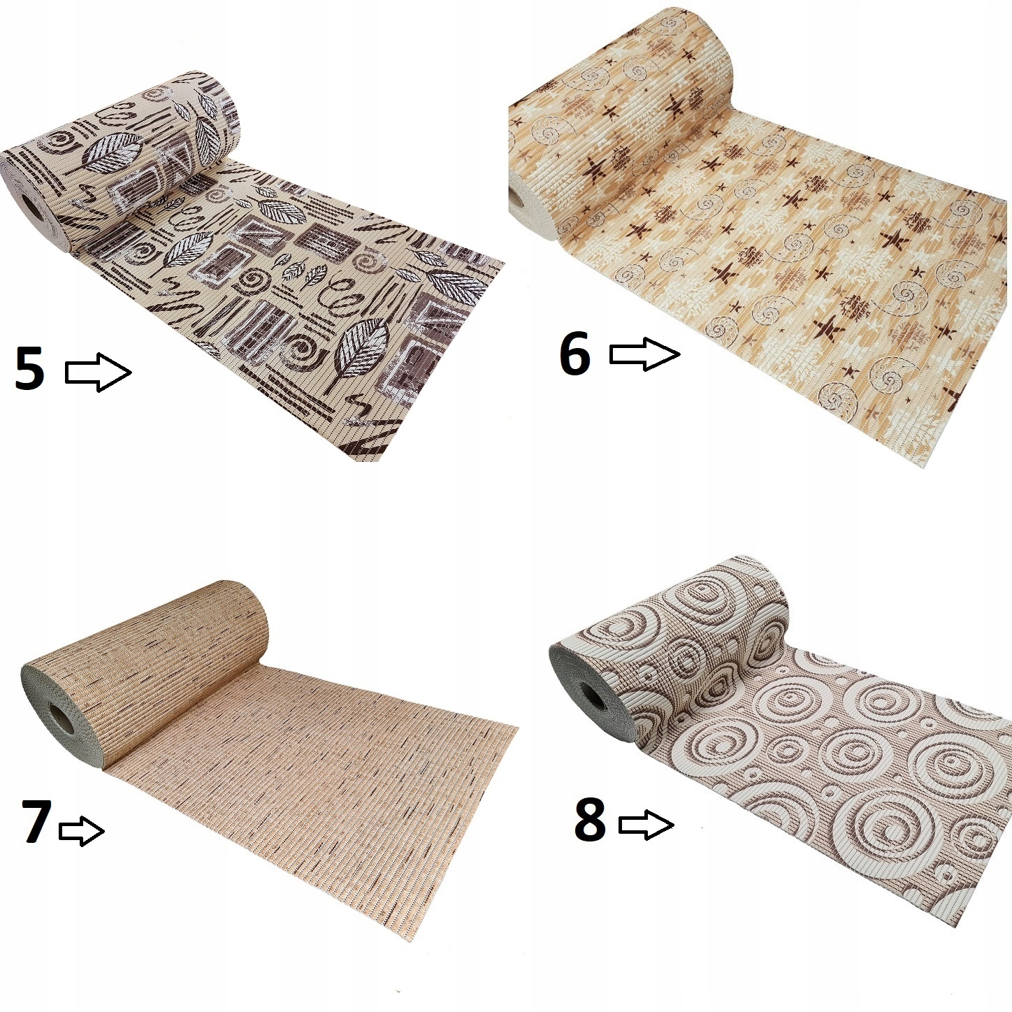 MATA DO ŁAZIENKOWA NA METRY SYMPATEX 45 WZORÓW Marka bez marki