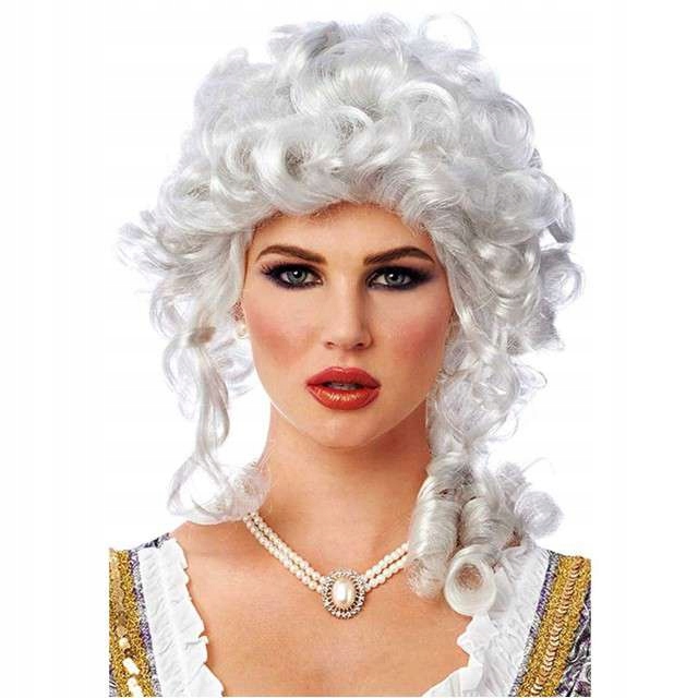 

Peruka party Barokowa dama blond Włosy lokowane