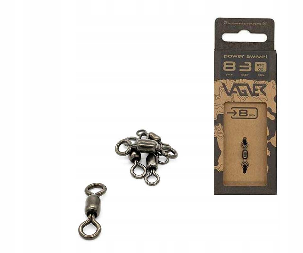 Krętliki Vagner Power Swivel 4-80kg