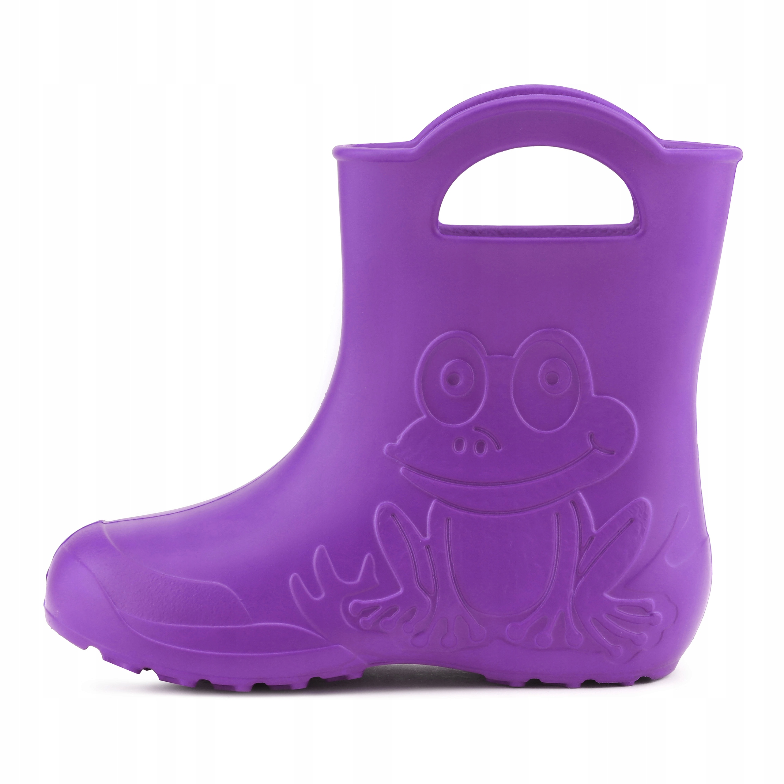 Ladeheid Kalosze dziecięce Żabka lekkie EVA z wkładem Fioletowy 28/29 Rozmiar (new) 28