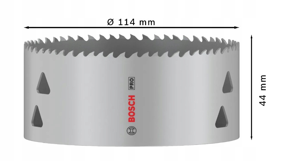 BOSCH PIŁA OTWORNICA KORONKA BIMETAL PRO Multi Material 114 mm gwintowana Marka Bosch