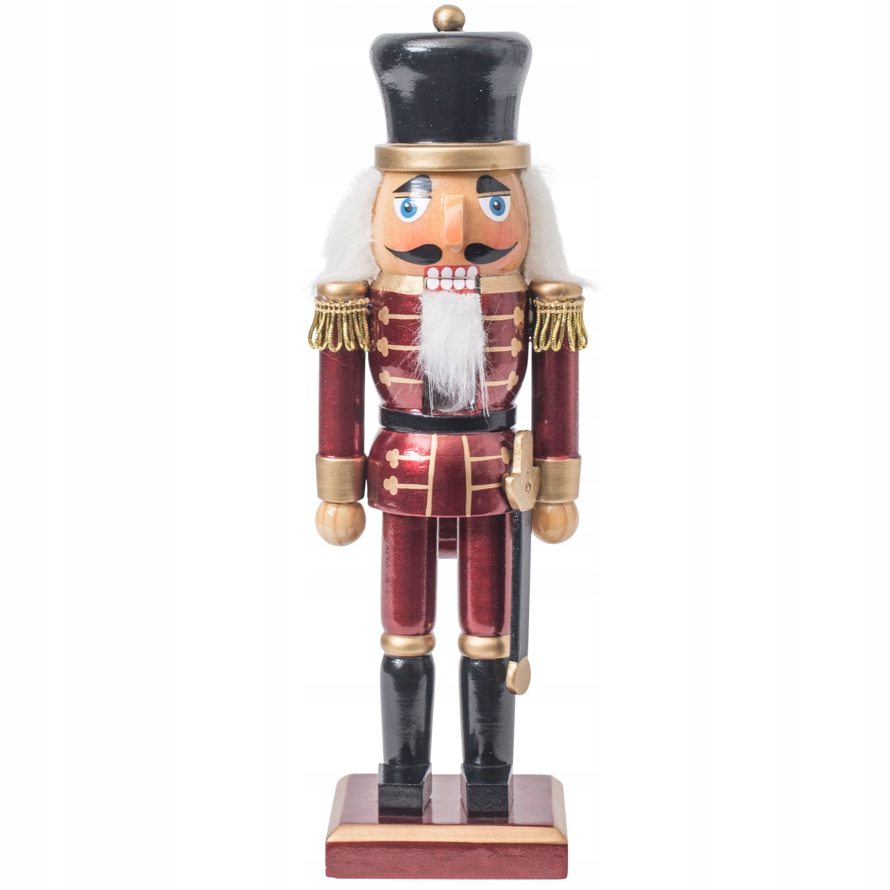 

Figurka dziadek do orzechów Żołnierz 25cm, bordowy