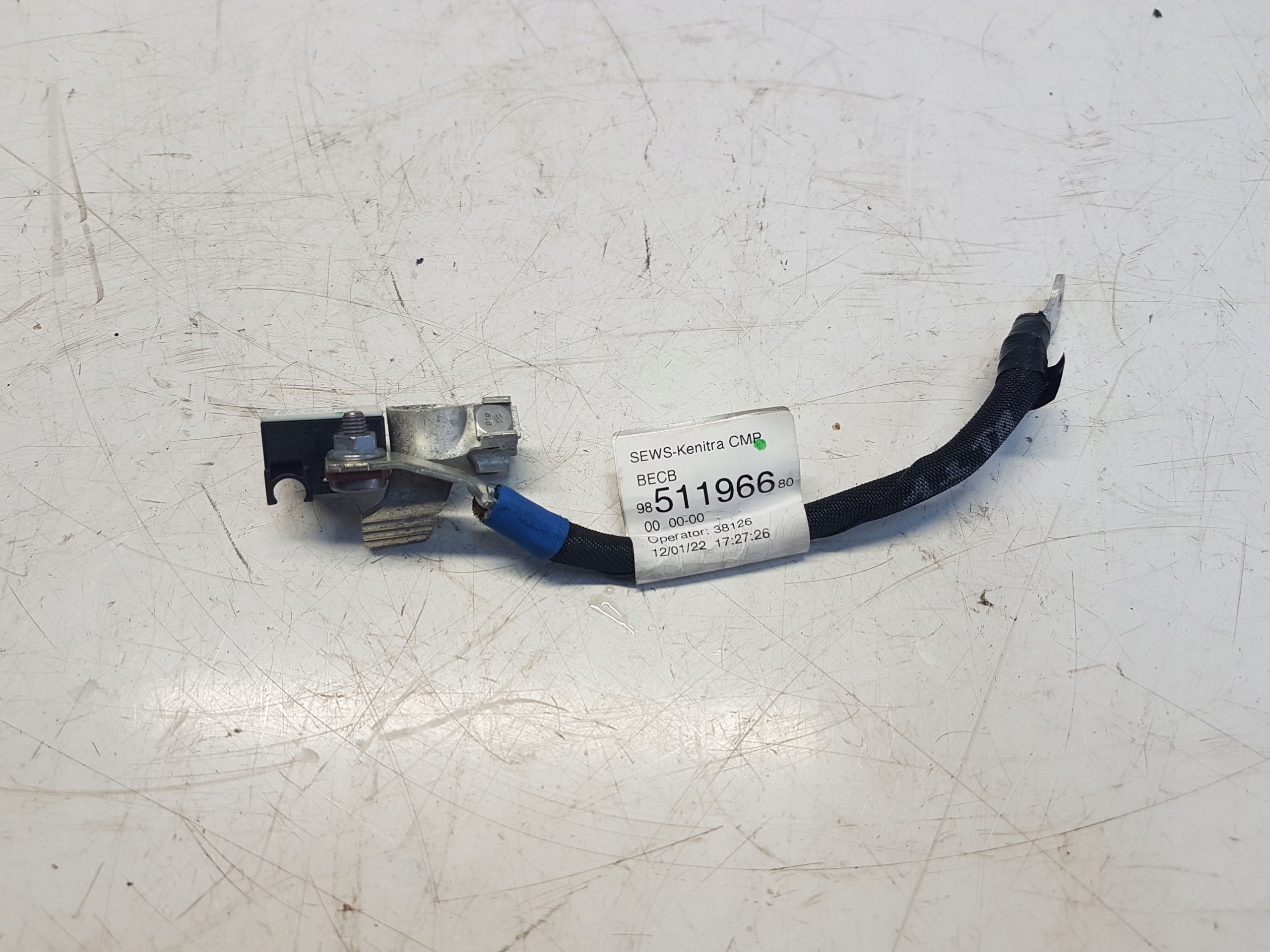 CITROEN C4 III 1.2T borne ujemna 9851196680