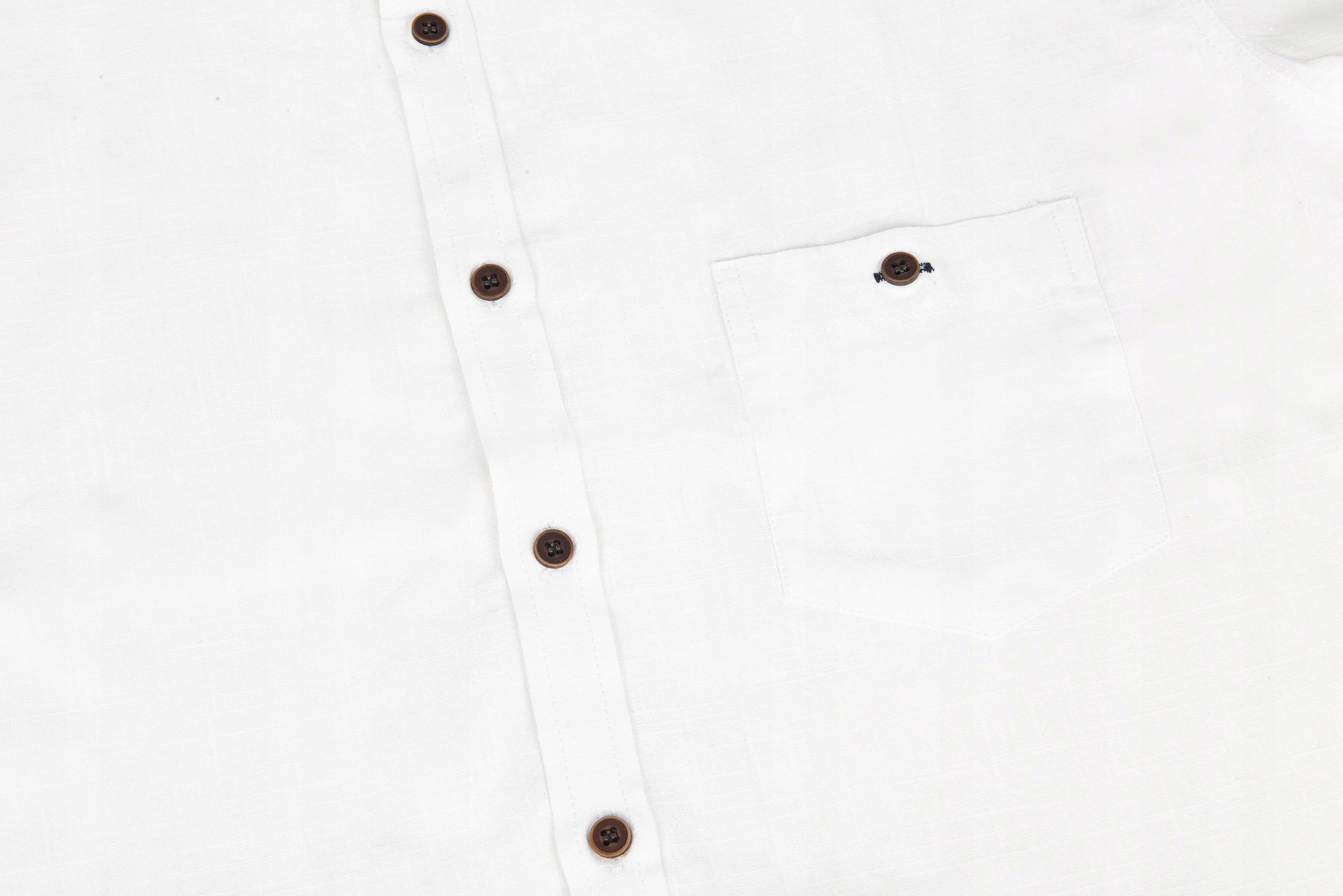 LNIANA BAWEŁNIANA KOSZULA MĘSKA BIAŁA KRÓTKI RĘKAW XL 42/43 Marka Formax