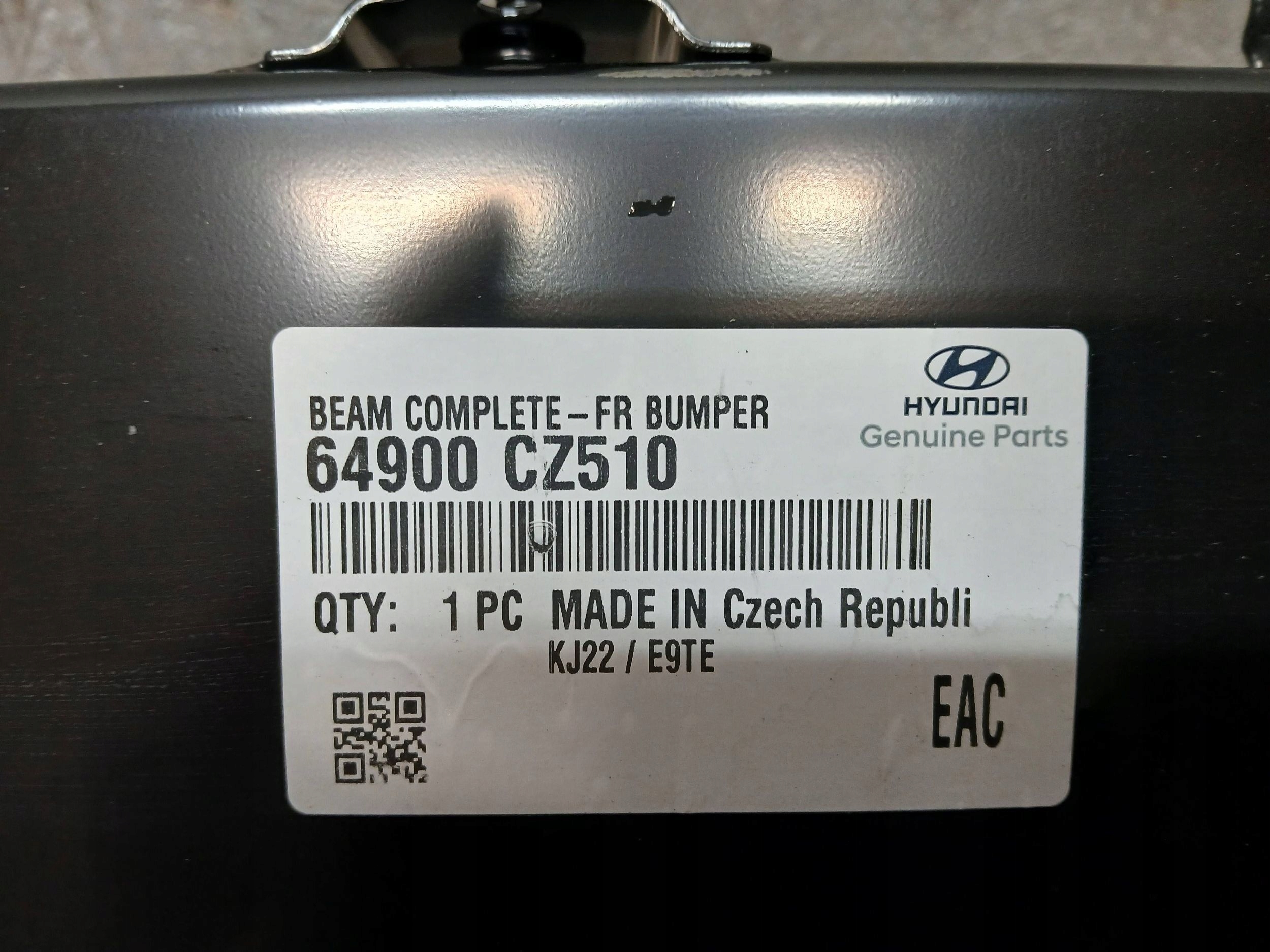bumper support front HYUNDAI TUCSON IV 4 LIFT 64900C7510
