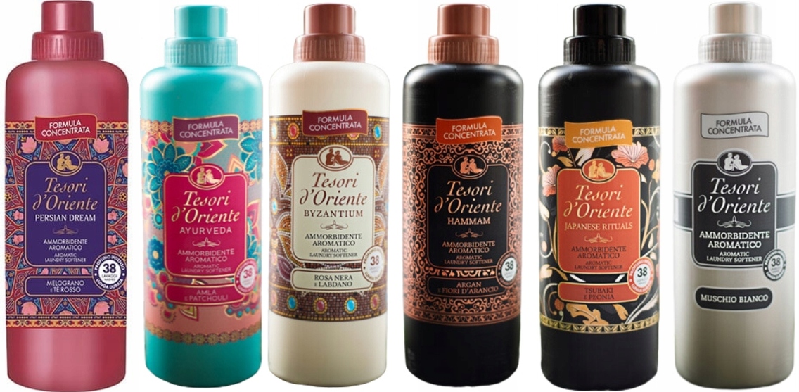 Levně Tesori d'Oriente Sada 6 italských avivážních přípravků 760 ml Pabhjm