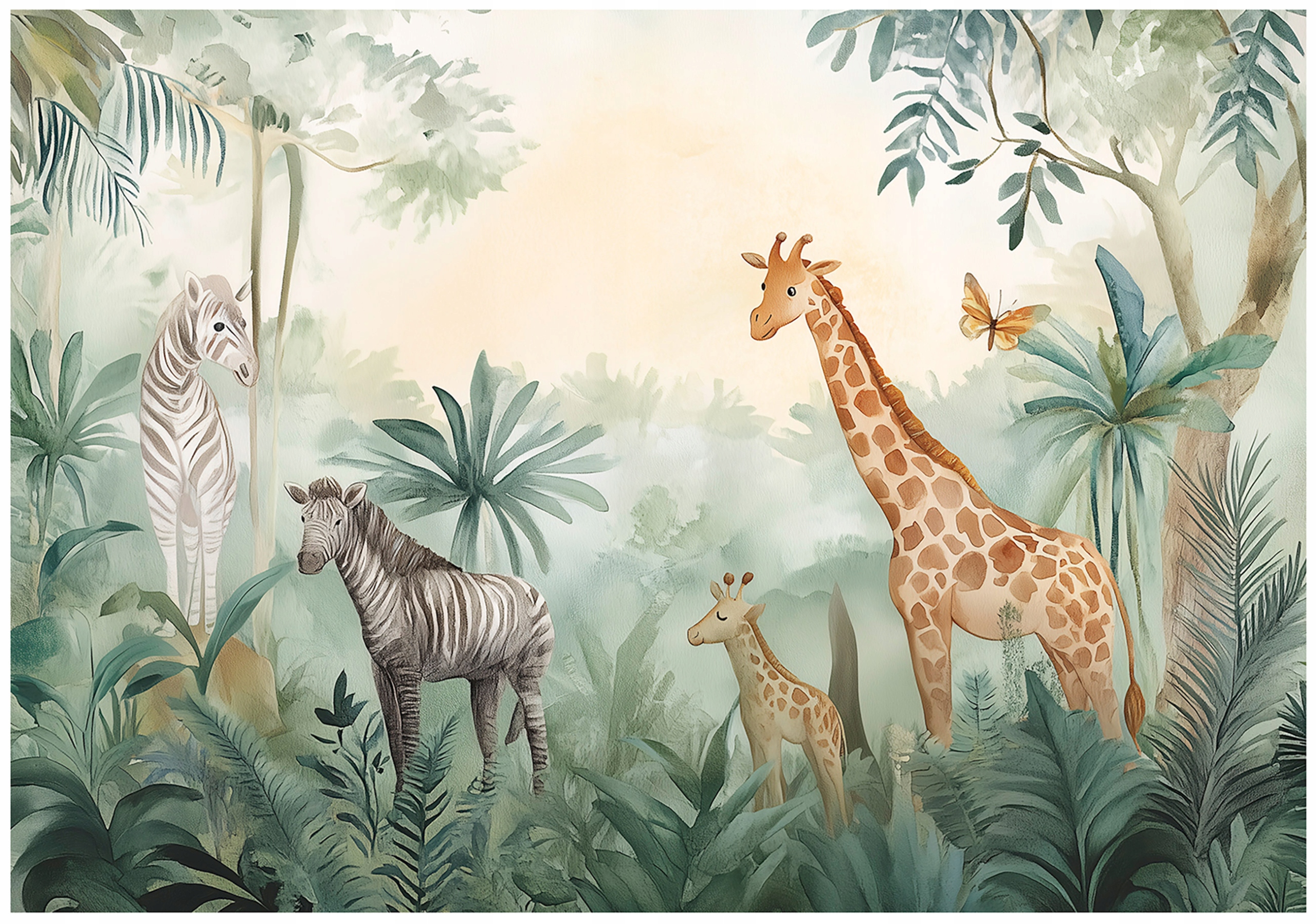 Fototapeta Pre Deti Zvieratá Les Tapeta Do Detskej Izby 350x250