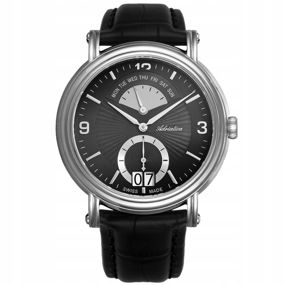Pánské Hodinky Adriatica na řemínku A1194.5254QF Multifunkční Swiss Made