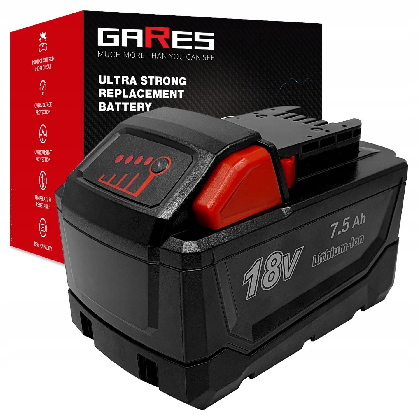

Akumulator do Milwaukee M18 B5 HB5 B6 B8 18V 7,5Ah