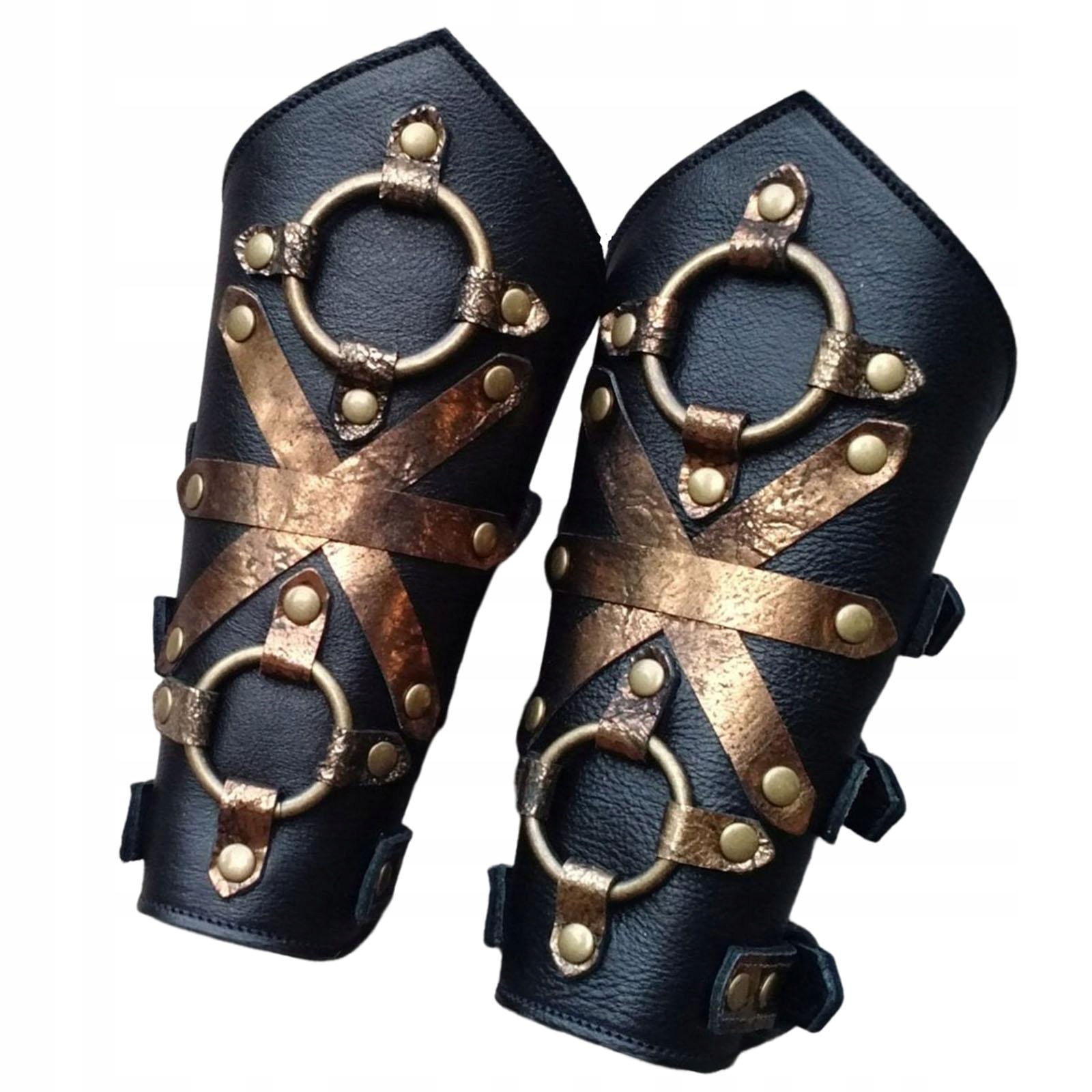 Średniowieczna opaska na rękę Steampunk Bracers