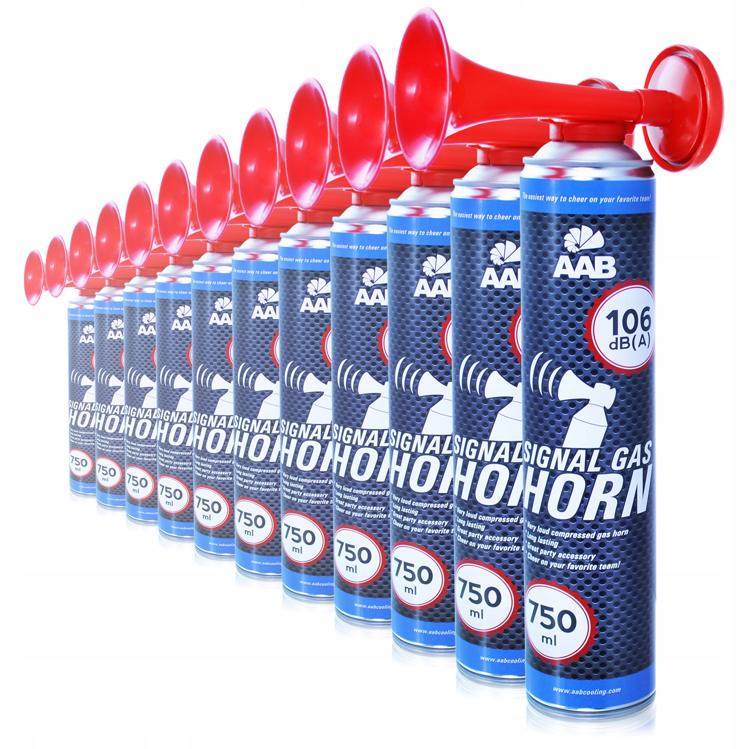 AAB TRĄBKA-GADŻET NA IMPREZĘ-PARTY 106dB 750ml x11