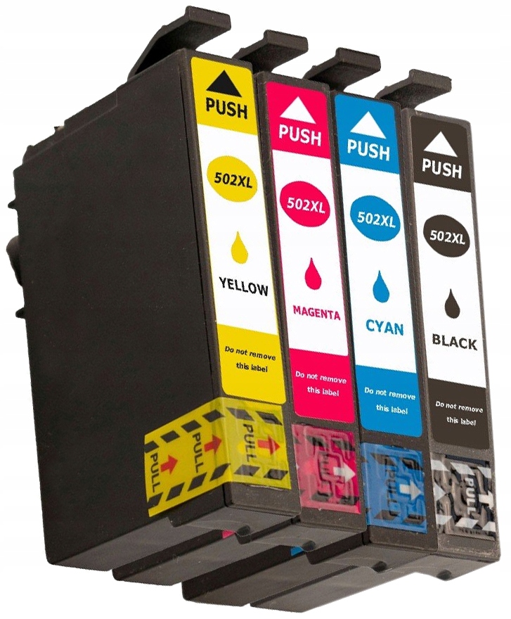 

4x Tusze do Epson 502 XL XP-5100 WF-2800 WF-2860
