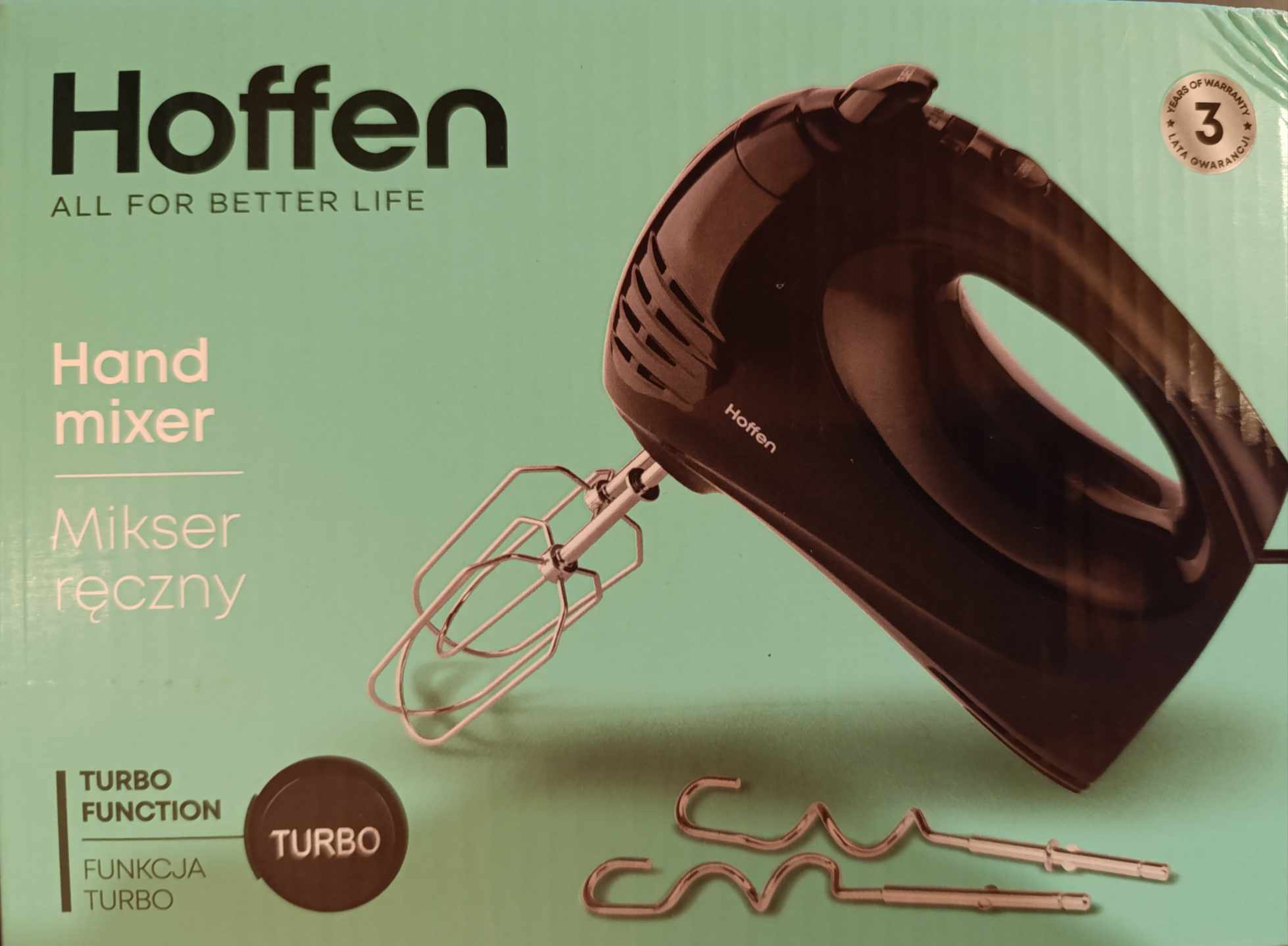 Hoffen Mikser Ręczny Komplet czarny