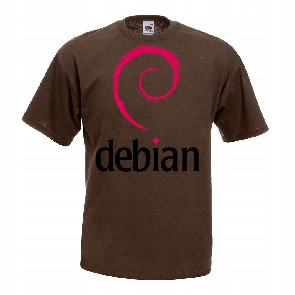 

Koszulka z nadrukiem debian logo It informatyk S