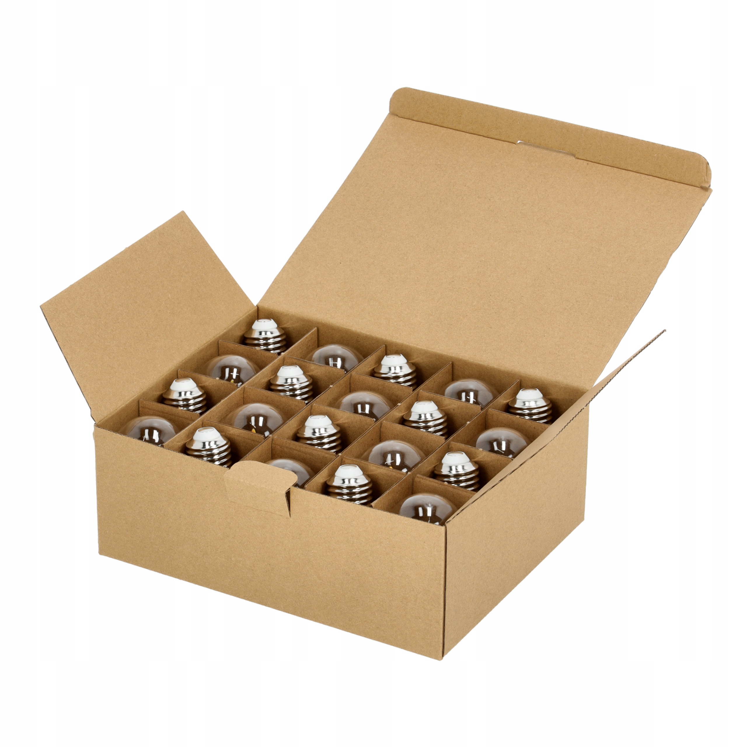 Girlanda Ogrodowa DEKORACYJNA Łańcuch Świetlny 20m na 20x1W IP44 + Żarówki Zasilanie sieciowe