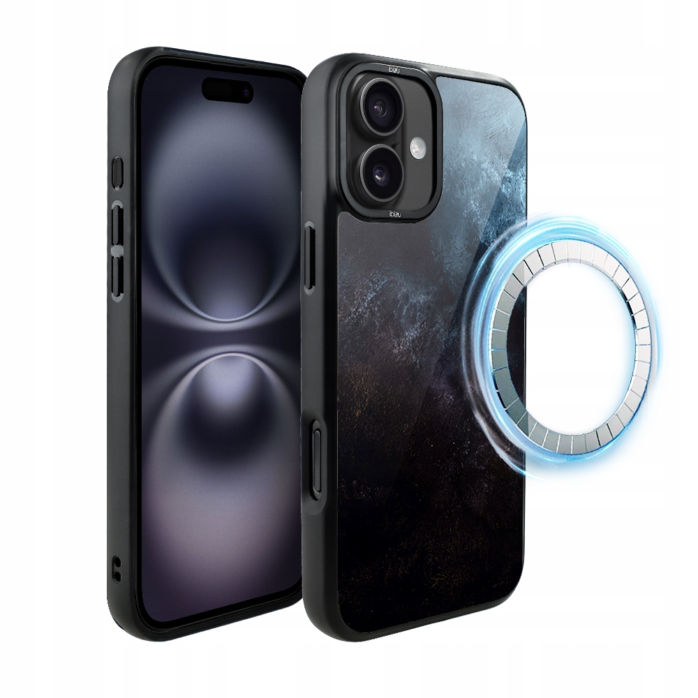 Matný Pouzdro Ibizu DropGuard pro iPhone 16 s MagSafe, Deep Ocean