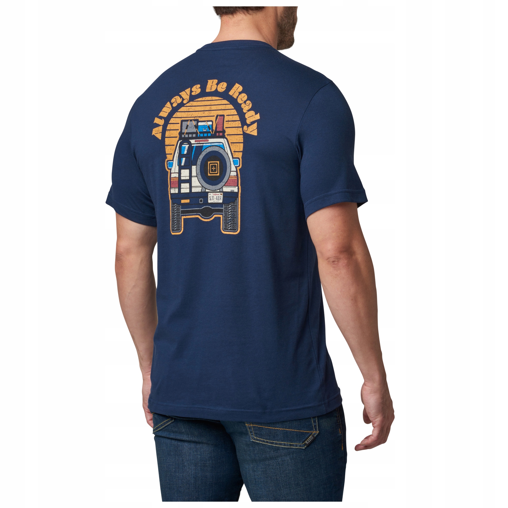 5.11 Koszulka T-Shirt Overlander Sunset S/s Tee M Pacific Navy 76150