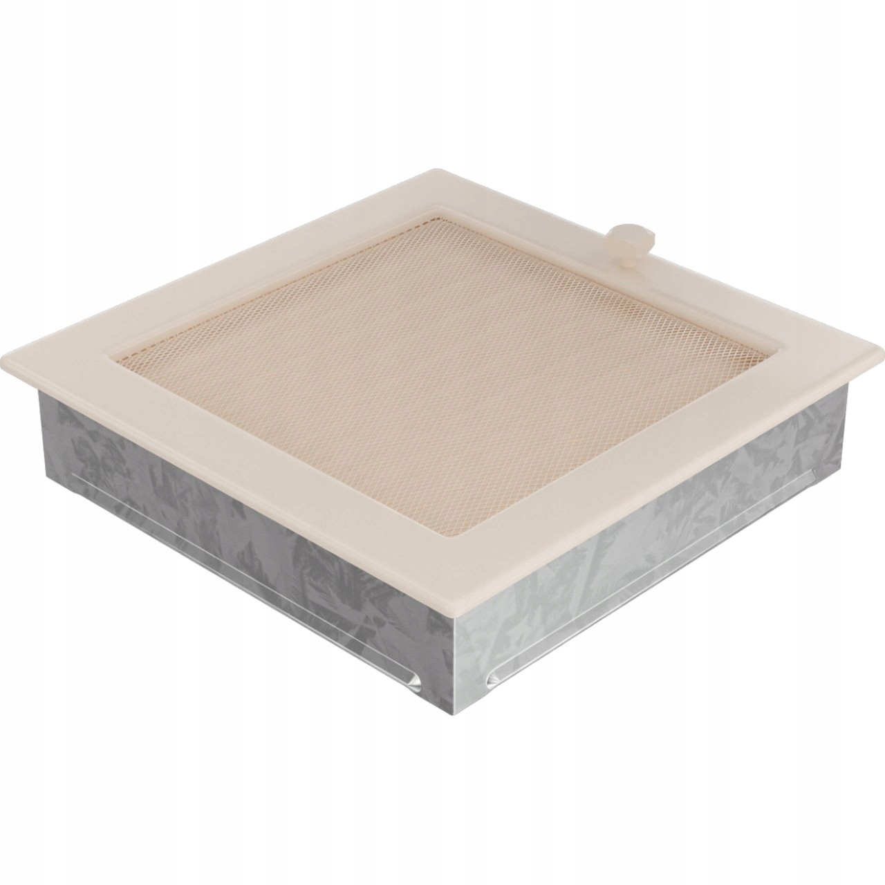 Kratka wentylacja kremowa z żaluzją 22x22+ gratis Marka Kratki