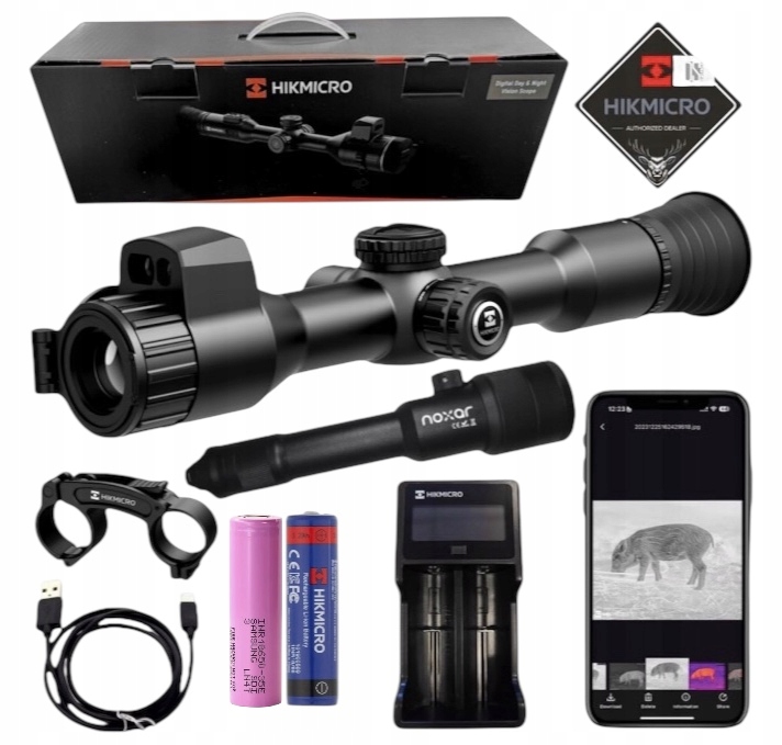 Digitální puškohled pro noční vidění Hikmicro Alpex A40EL 4K Lite Lrf Noxar Dir-pro V2 4v1