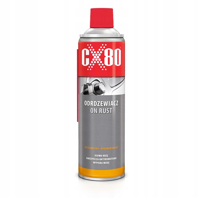 CX80 ODRDZEWIACZ ON RUST USUWA RDZĘ SPRAY 500ml
