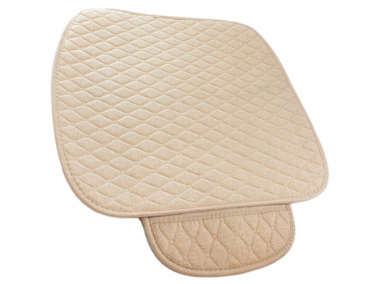 Pokrowiec ochronny na pojedynczy fotel uniwersalny beżowy