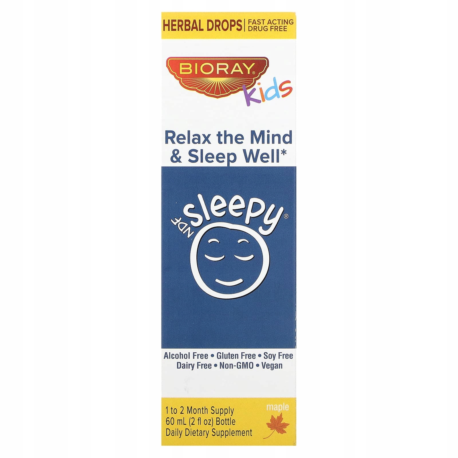 Bioray, Kids, Ndf Sleepy, javorový, 60 ml