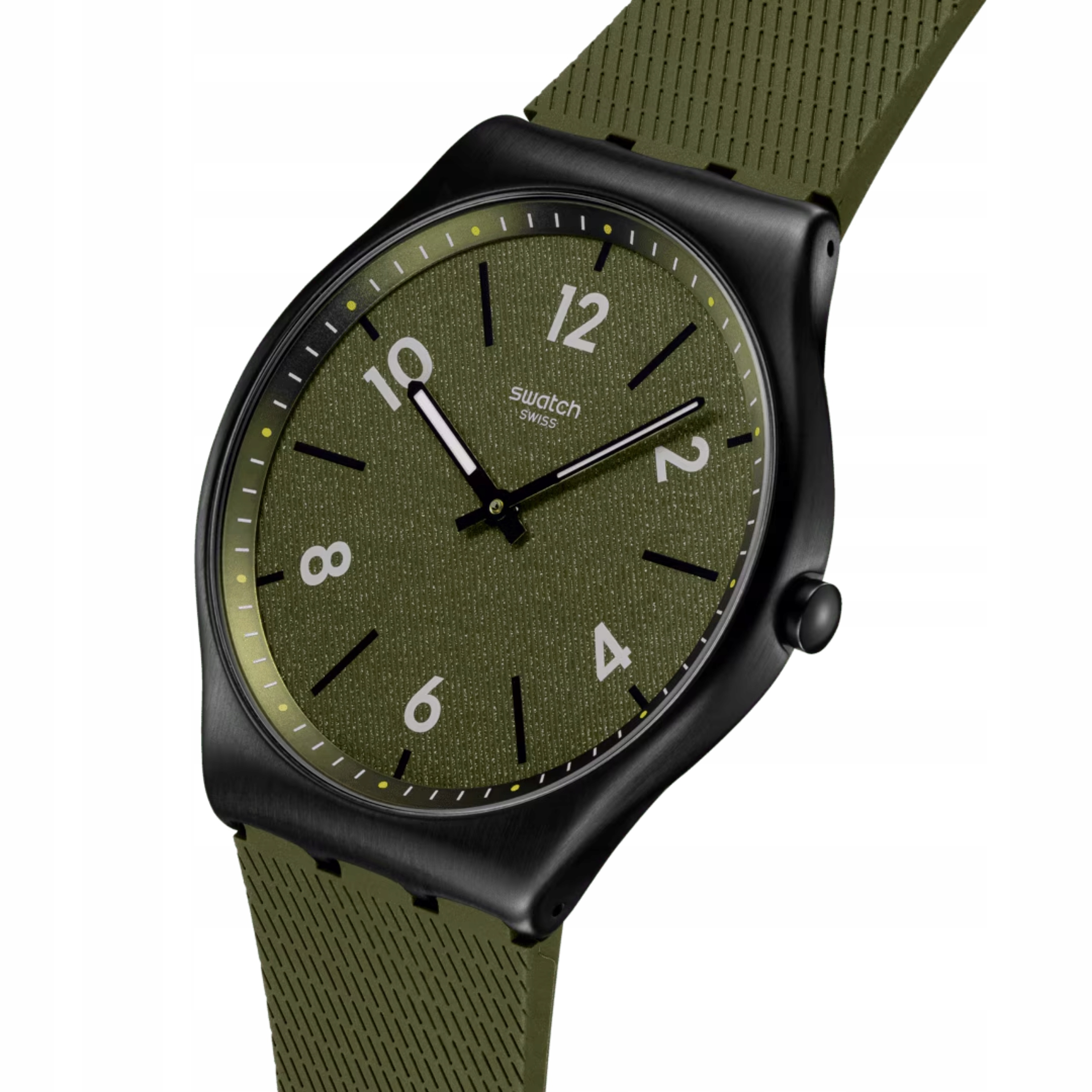 Zegarek Swatch Hint Of Pine Zielony SS07B115 Unisex Nowy